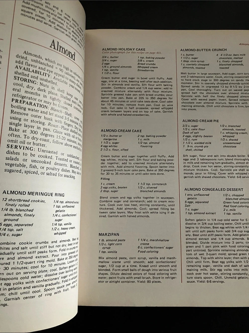 Vintage American Cooking Cookbook Illustrated Encyclopedia 1972 Hardcover